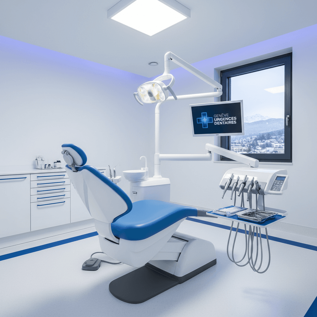 Cabinet dentaire d'urgence a Geneve - equipement moderne pret pour les soins d'urgence