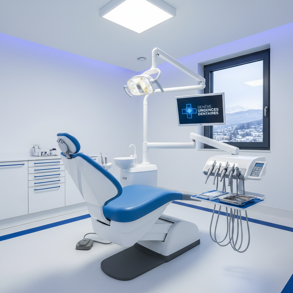 Cabinet dentaire d'urgence a Geneve - equipement moderne pret pour les soins d'urgence